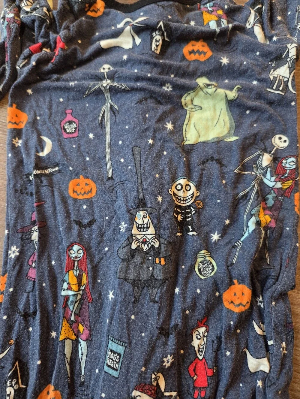 Little Sleepies Bamboo Nightmare Before Christmas Pajamas Oogie Boogie 12-18m